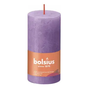 Bolsius Rustiek stompkaars Vibrant Violet - 5 x Ø10 cm