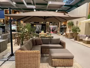 Borek Barletta vrijhangend taupe