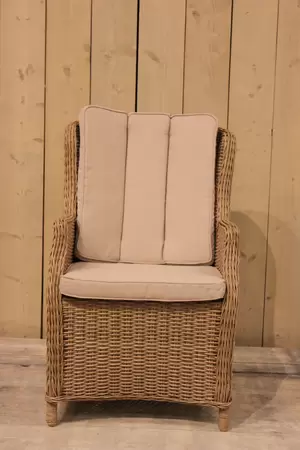 Darwin verstelbare stoel rattan grey - afbeelding 1