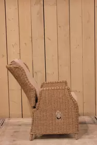 Darwin verstelbare stoel rattan grey - afbeelding 2