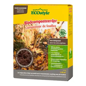 ECOstyle Bladcomposteerder kleigrond - 4,5 kg