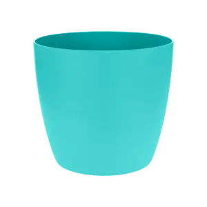 elho brussels rond mini 10,5cm - helder turquoise - afbeelding 1