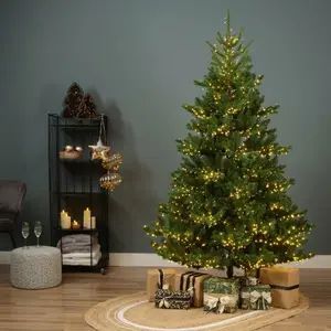 Everlands kunstkerstboom Alba fir LED - 210cm - afbeelding 5