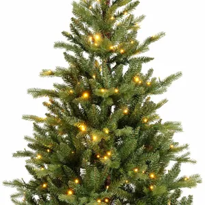 Everlands kunstkerstboom Alison pine LED 220 lampjes - 150cm - afbeelding 3