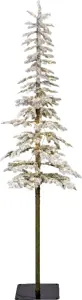 Everlands kunstkerstboom Alpine fir snowy prelit - 210cm