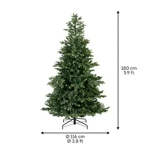 Everlands kunstkerstboom Geneva fir - 180cm - afbeelding 6