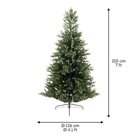 Everlands kunstkerstboom Geneva fir - 210cm - afbeelding 6