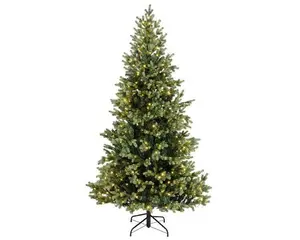 Everlands kunstkerstboom Geneva fir micro LED 360 lampjes - 180cm - afbeelding 1