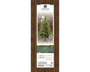 Everlands kunstkerstboom Geneva fir micro LED 540 lampjes - 210cm - afbeelding 2