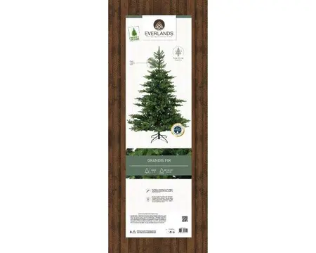 Everlands kunstkerstboom Grandis fir - 180cm - afbeelding 2