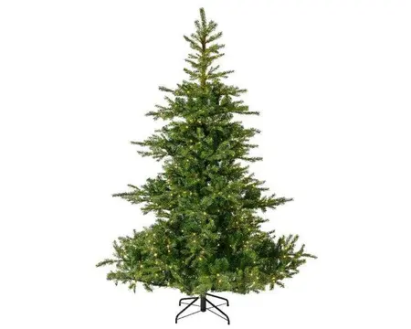 Everlands kunstkerstboom Grandis fir micro LED 400 lampjes - 180cm - afbeelding 1