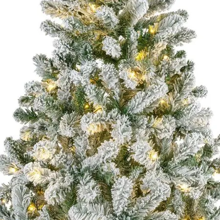 Everlands kunstkerstboom Imperial pine snowy LED 260 lampjes - 180cm - afbeelding 4