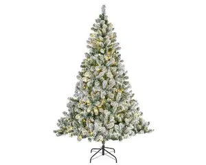 Everlands kunstkerstboom Imperial pine snowy LED 460 lampjes - 240cm