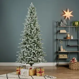 Everlands kunstkerstboom Killington fir frosted - 180cm - afbeelding 5