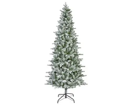 Everlands kunstkerstboom Killington fir frosted - 210cm - afbeelding 1