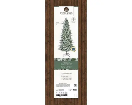 Everlands kunstkerstboom Killington fir frosted - 210cm - afbeelding 2