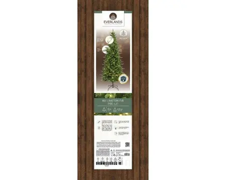 Everlands kunstkerstboom Killington fir micro LED 280 lampjes - 180cm - afbeelding 2