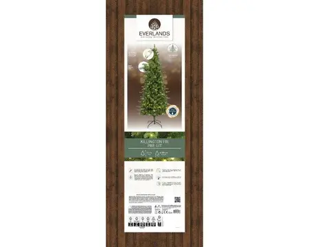 Everlands kunstkerstboom Killington fir micro LED 380 lampjes - 210cm - afbeelding 2