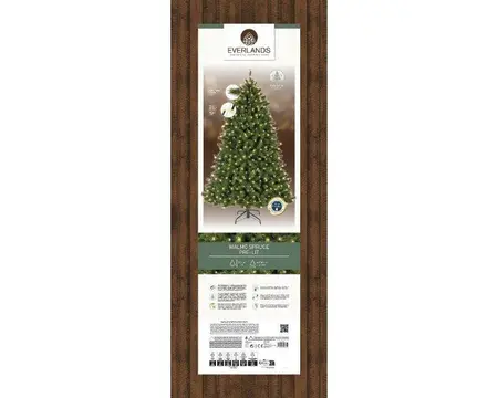 Everlands kunstkerstboom Malmo spruce LED 440 lampjes - 210cm - afbeelding 2