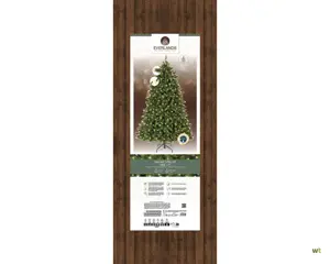 Everlands kunstkerstboom Malmo spruce LED 540 lampjes - 240cm - afbeelding 2