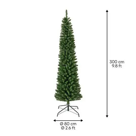 Everlands kunstkerstboom Pencil pine - 300cm - afbeelding 6