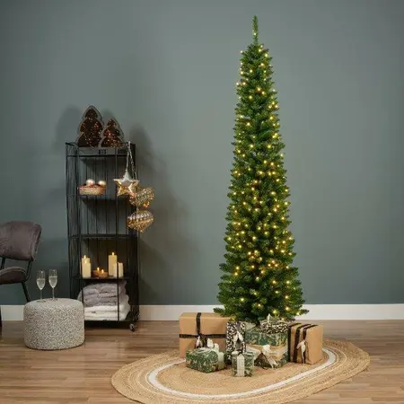 Everlands kunstkerstboom Pencil Pine LED - 180cm - afbeelding 5