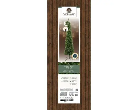 Everlands kunstkerstboom Pencil Pine LED - 240cm - afbeelding 2