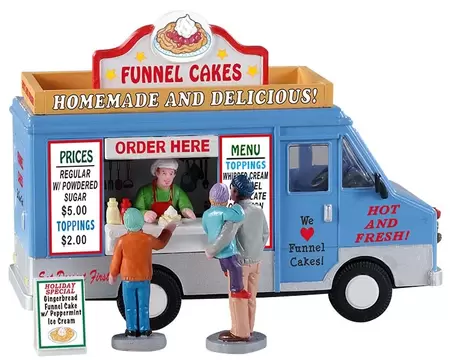 Lemax Funnel cakes food truck - set van 4