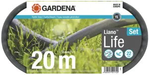 Gardena Textielslang lianoa life 20m. set