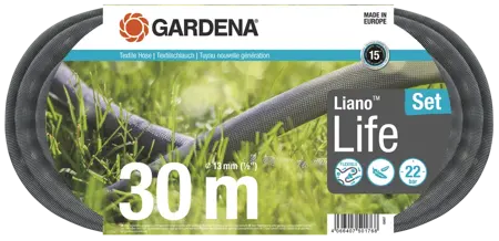 Gardena Textielslang lianoa life 30m set