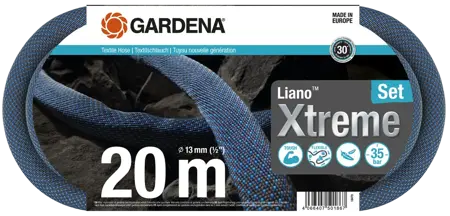 Gardena Textielslang lianoa xtreme 20m set