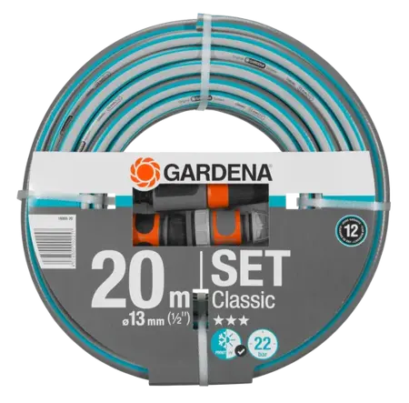 Gardena Tuinslang classic 1/2 20mtr+arm