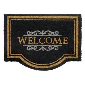 Hamat Deurmat Coco Classic Welcome Black - 60x80 cm