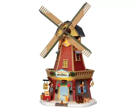 Lemax Harvest valley windmill - inclusief adapter