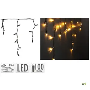 IJspegelverlichting connect 100 lampjes - warm-wit