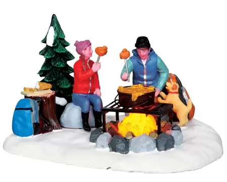 Lemax Campfire Fondue - battery operated