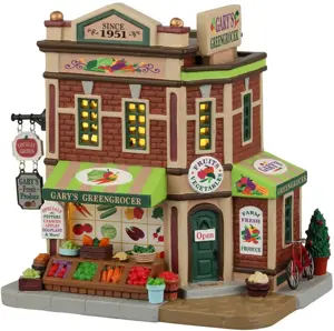 Lemax Gary's greengrocer - battery operated