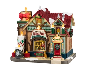 Lemax Kristins Candle Shop - battery operated