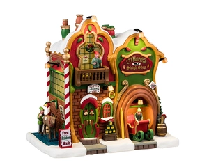 Lemax Lil Murphs Sleigh Shop -battery operated