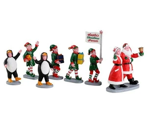 Lemax Santa's elf parade - set van 7