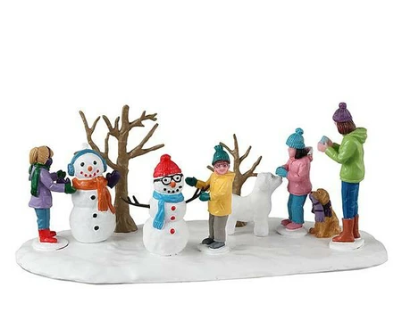 Lemax Snowmen friends