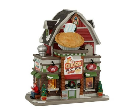 Lemax The chicken pot pie shop - battery operated