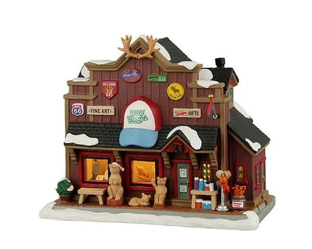 Lemax Wild wooly's gift shop - battery operated - afbeelding 1