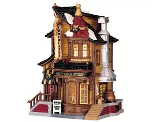 Lemax Lucy's chocolate shop - battery operated (LED)