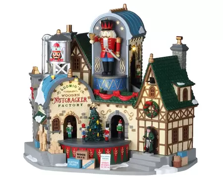 Lemax Ludwig´s Wooden Nutcracker Factory - inclusief adapter