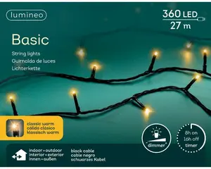 Lumineo LED basic lights steady - klassiek warm - buiten - 2700cm - afbeelding 6