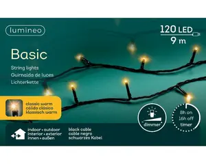 Lumineo LED basic lights steady - klassiek warm - buiten - 900cm - afbeelding 6