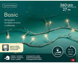 Lumineo LED basic lights steady - warm wit - buiten - 2700cm - afbeelding 6