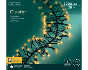 Lumineo LED cluster lights steady - klassiek warm - buiten - 2800cm - afbeelding 6