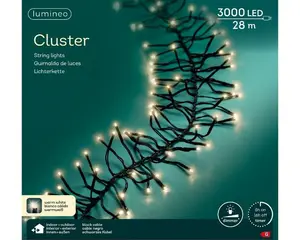 Lumineo LED cluster lights steady - warm wit - buiten - 2800cm - afbeelding 8